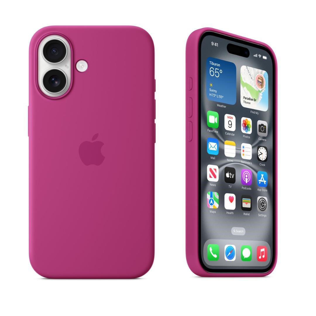 Ốp 16 Apple Silicone Case Fuchsia