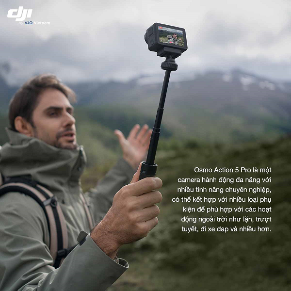 CAMERA KỸ THUẬT SỐ DJI OSMO ACTION 5 PRO ADVENTURE COMBO ( HÀNG ĐẶT TRƯỚC )