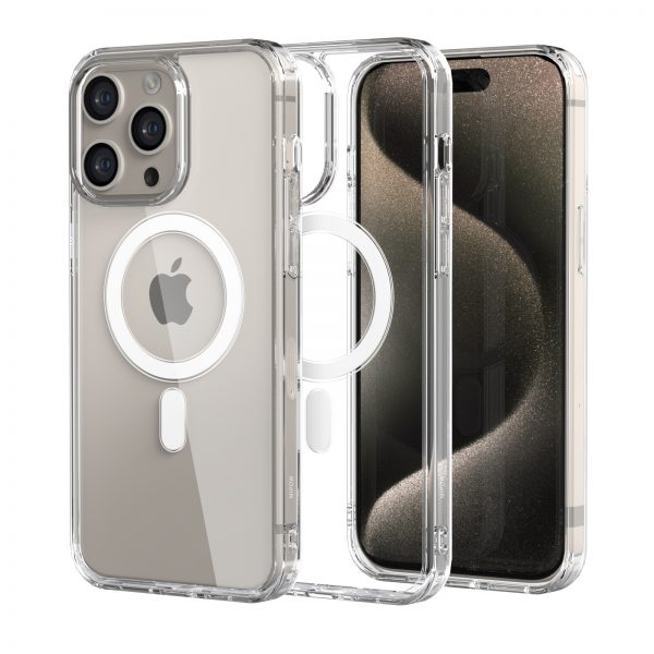 ỐP LƯNG MIPOW MAGSAFE TRONG SUỐT IPHONE 15 PRO MAX MIPOW TRANSPARENT CASE