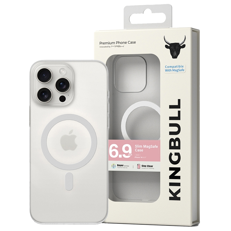 ỐP LƯNG MIPOW MAGSAFE TRONG SUỐT IPHONE 16 PROMAX 6.9”