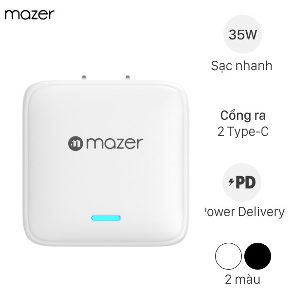 Củ sạc Mazer SuperMINI 35W US Wall Charger GAN35US