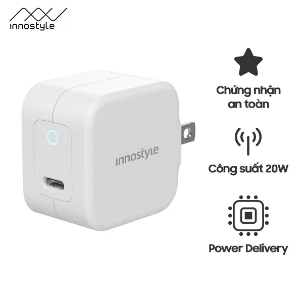 SẠC NHANH INNOSTYLE MINIGO PRO III DUAL PD/QC3.0 20W