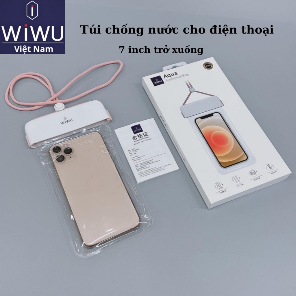 Túi chống nước WiWU Aqua, Túi đựng khi bơi ngoài trời