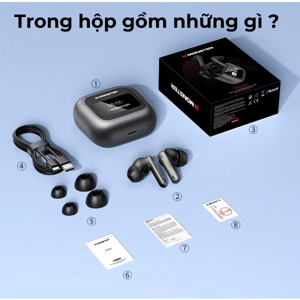 TAI NGHE BLUETOOTH MONSTER TH300