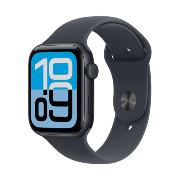 Apple Watch SE 3 2025 GPS 40mm VN VIỀN NHÔM DÂY CAO SU ĐEN
