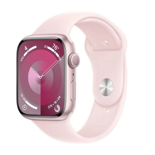 APPLE WATCH S9 41MM VIỀN NHÔM DÂY CAO SU GPS PINK