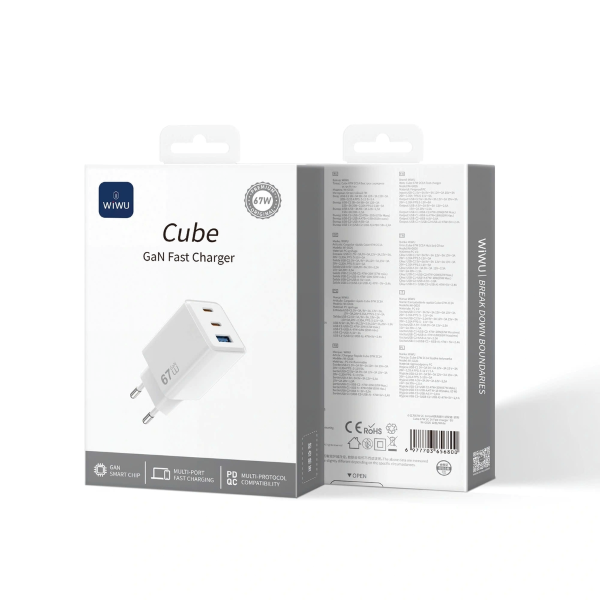 CỦ SẠC WIWU CUBE G026 67W