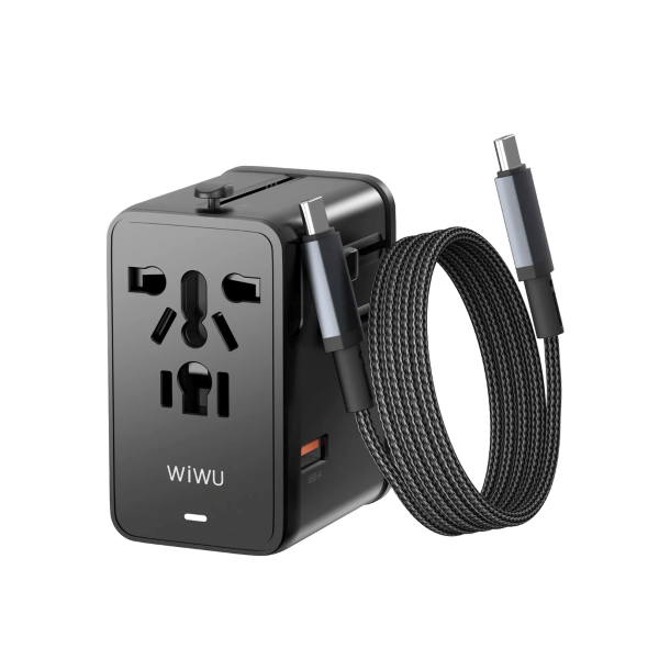 BỘ CHUYỂN ĐỔI NGUỒN ĐA NĂNG WiWU 75W kèm cáp – Wi-UA015