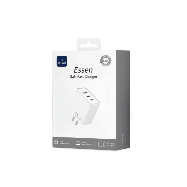 Củ sạc nhanh WiWU 65W Essen GaN cho máy tính xách tay Wi-G005