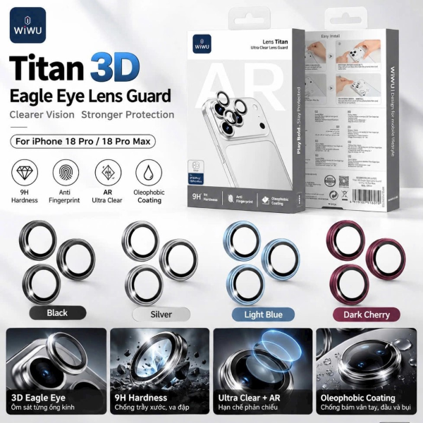 BẢO VỆ CAMERA WIWU TITAN 3D LG-005