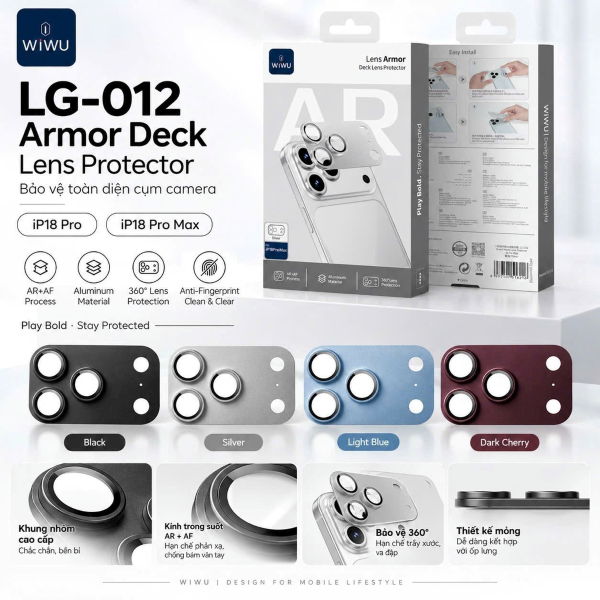 Bộ bảo vệ ống kính WiWU Armor Deck – LG-012
