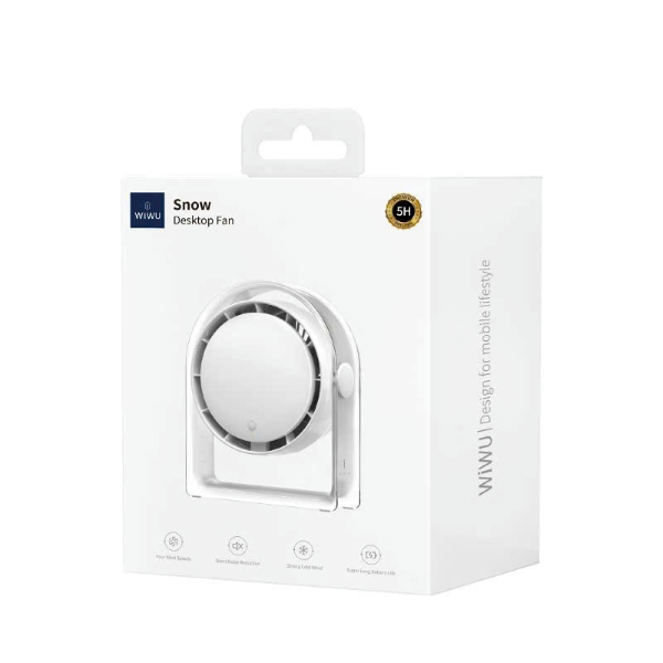 Quạt để bàn WiWU Snow Wi-FS07 Small Hurricane 2000mAh (4tốc độ gió)