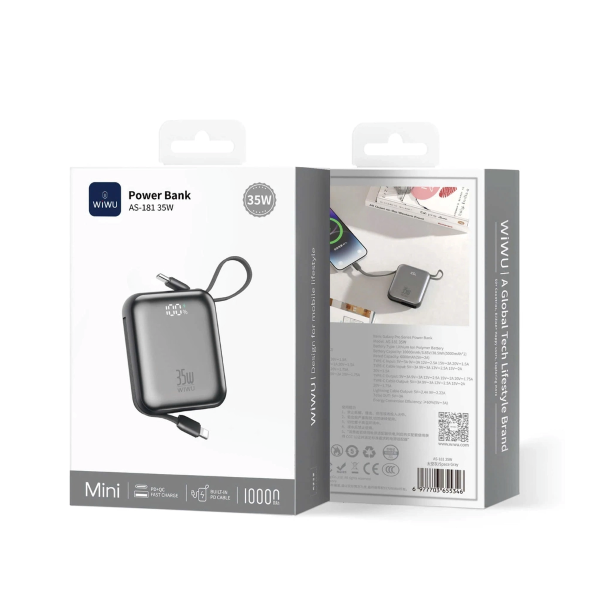 Sạc dự phòng WiWU Galaxy Pro AS-181 10000mAh