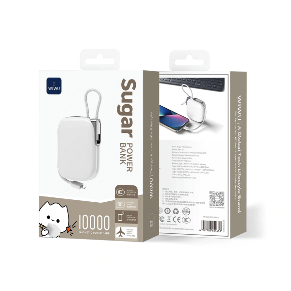 PIN DỰ PHÒNG WIWU SUGAR 10.000 MAH MH136