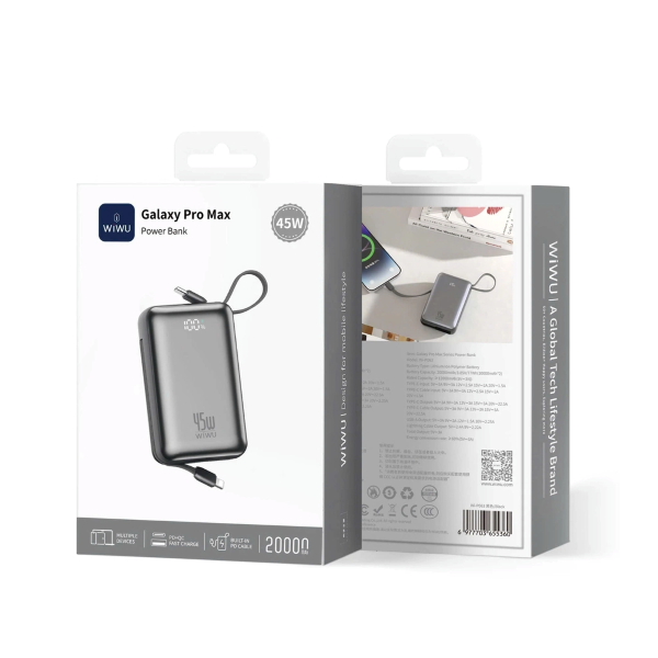 SẠC DỰ PHÒNG WIWU POWER BANK AS-182 20.000 mAh