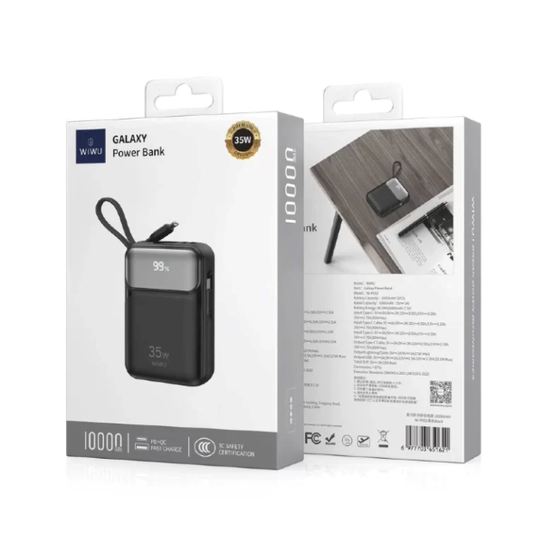 Pin Wiwu dự phòng Wiwu 35W 10.000 mAh Wi-P052