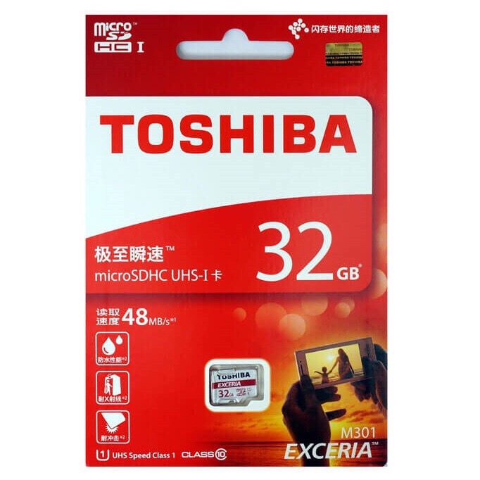 THẺ NHỚ TOSHIBA CLASS 10 32GB