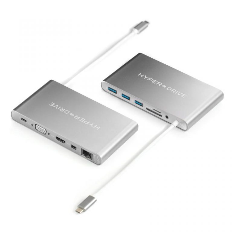 HYPERDRIVE ULTIMATE USB-C HUB FOR MACBOOK, SURFACE, PC, USB-C DEVICES – GN30