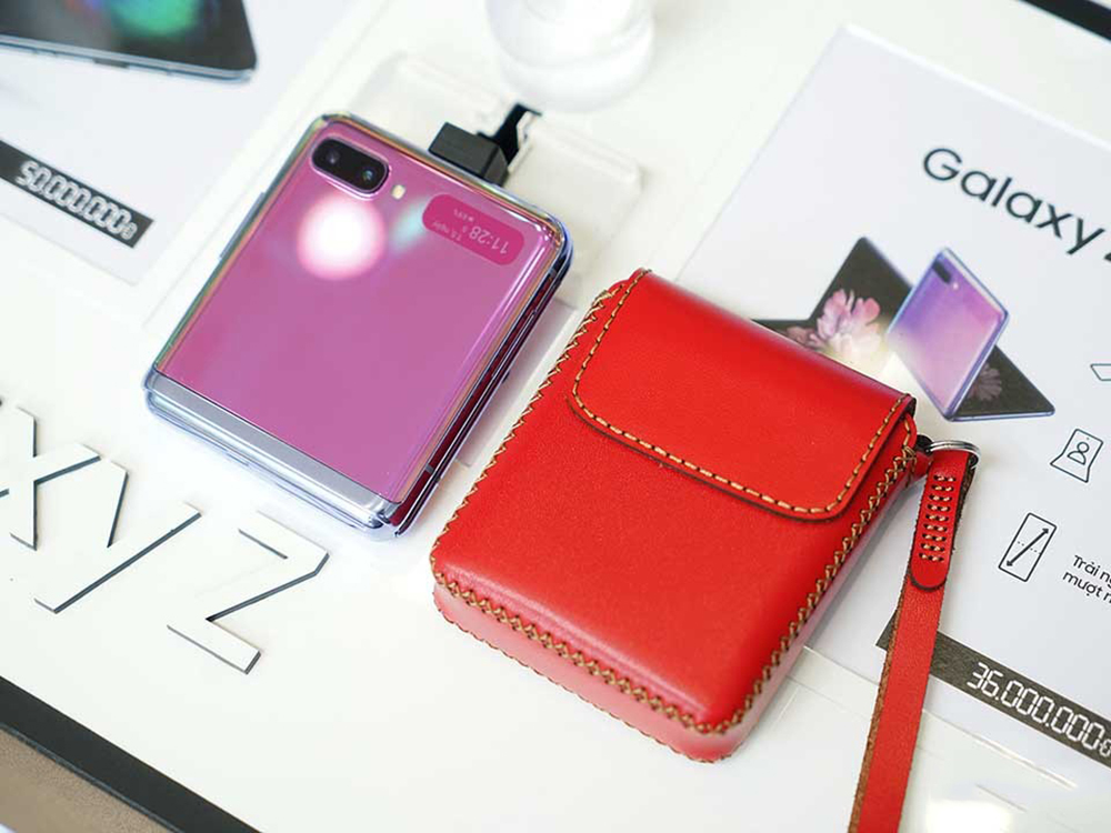 Bao da Samsung Galaxy Z Flip KHẮC TÊN