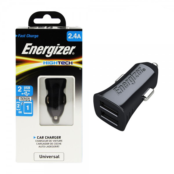 Sạc Ô Tô Energizer 2.4A 2USB