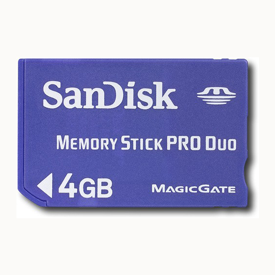THẺ NHỚ SANDISK 4GB PRO DUO