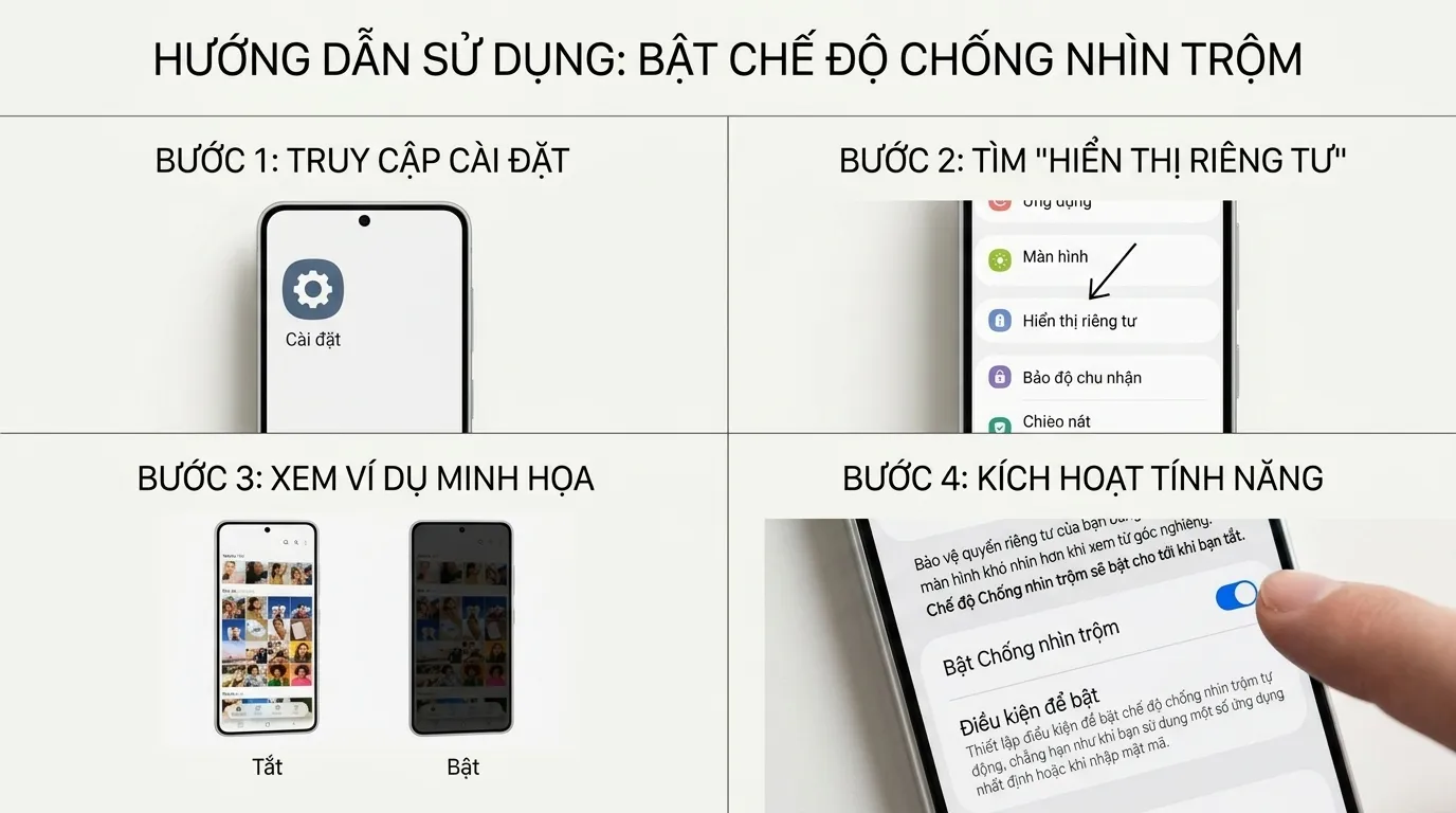ghép 4 tấm ảnh thành 1 tấm để ra hướng dẫn sử dụng cho đẹp rõ